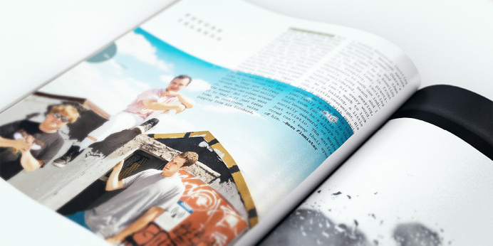 Surfing Magazine Editorial 2012 - Joy Stain #surf #surfing #print #layout #editorial #magazine #typography