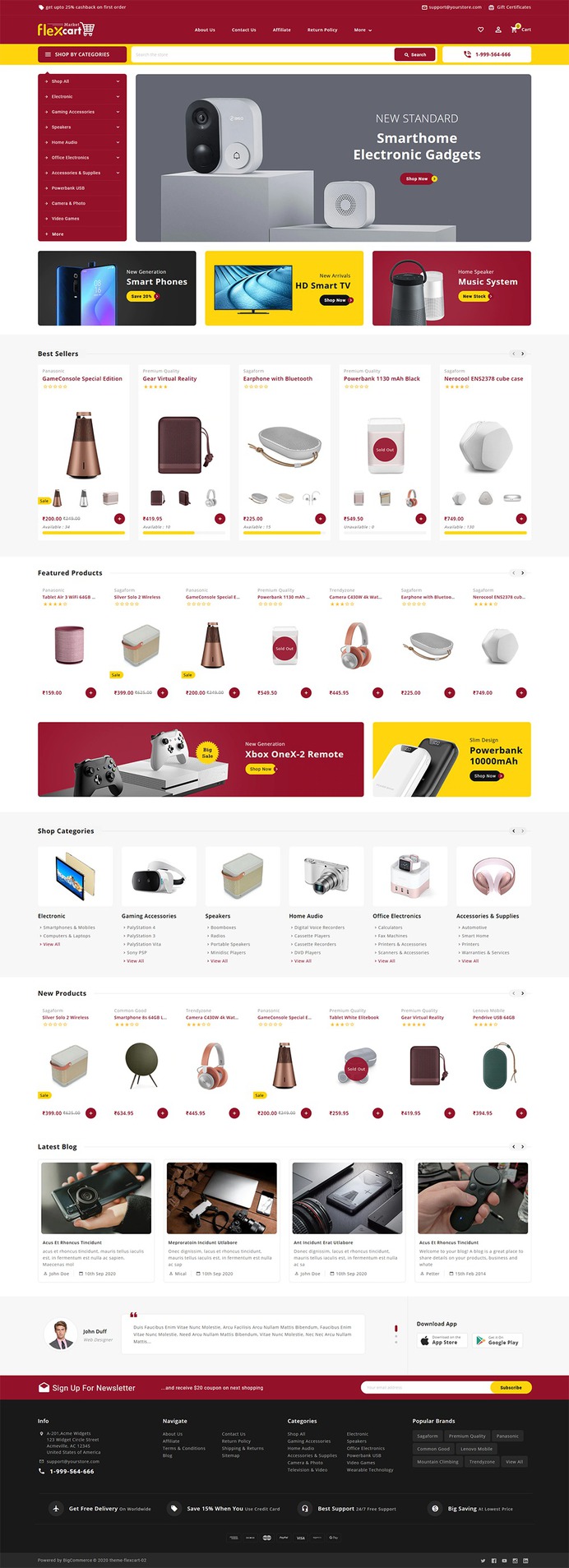 Flex Cart - Stencil BigCommerce Multi-Purpose Responsive Theme | TemplateTrip