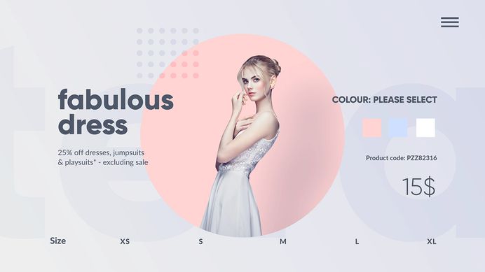 Template Fashion Shop on Behance
