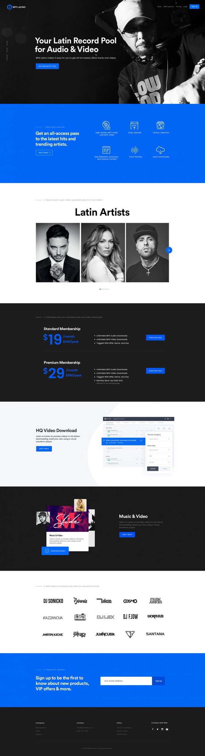 BPM Latino: Website Redesign