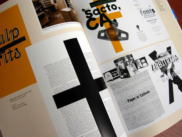 emigre 70 spread #orange
