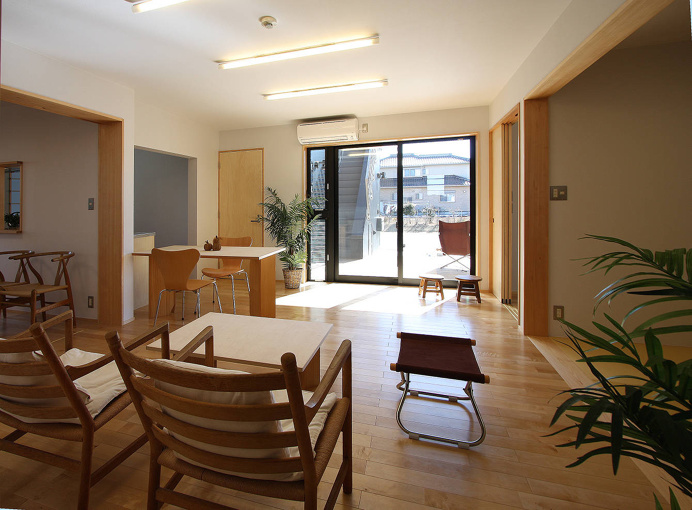 Two-Family House with Wooden Deck