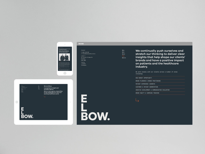 Elbow Brand Identity by Christopher Doyle & Co.