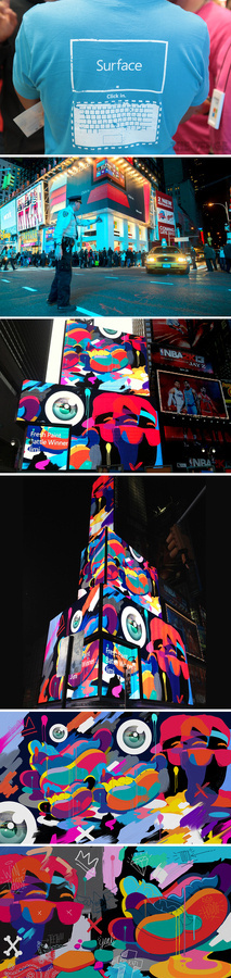 Microsoft Windows 8 launch | Monorex #mural