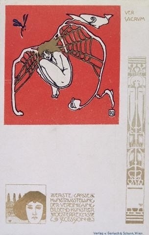 VER SACRUM (1898) | Flickr - Photo Sharing! #ver #1898 #postcard #vienna #sacrum #art #moser #koloman #secession