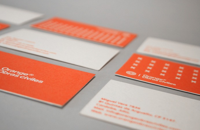 Orange ® Obras Civiles ― Cards
