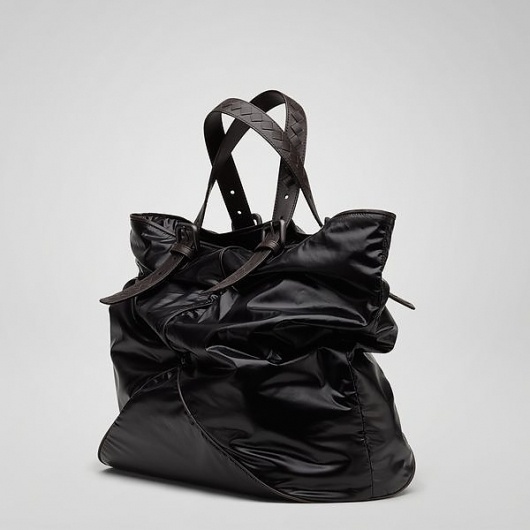 Nero Moro Spinnaker Tote #bottega #tote #veneta #black
