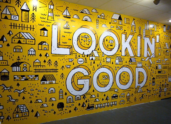 Big Cartel Mural / Dan Cassaro by &Reach Management