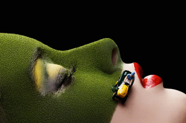 Face landscapes by Juan Sanchez Castillo #photography #miniatures