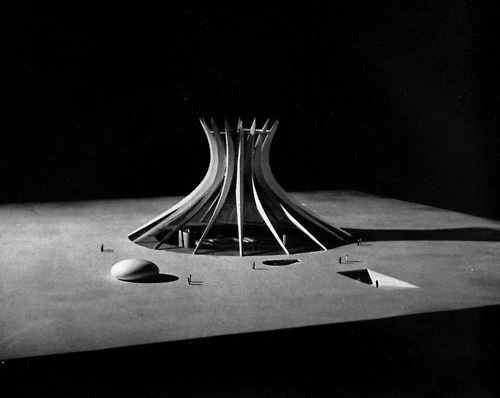 Oscar Niemeyer, Cathedral, Brasilia, Brazil, 1959 #oscar #architecture #niemeyer #landscapes