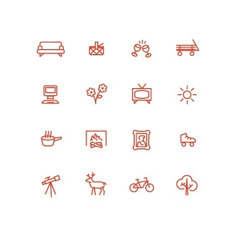 Austin City Homes | The Design Portfolio of Ben Barry #icon #picto #symbol