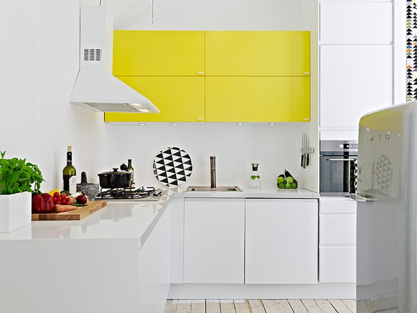 11 Rooms with Sunshine y Bright Spots #interior #design #yellow #decor #kitchen #deco #decoration
