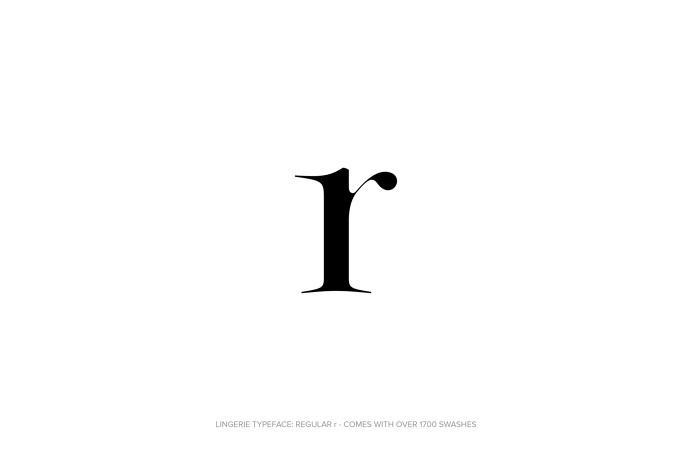 Lingerie Typeface - The Most Advanced Typeface For Fashion And Luxury by Moshik Nadav Typography #Lingerie #Typeface #Fashion #FashionTypogr