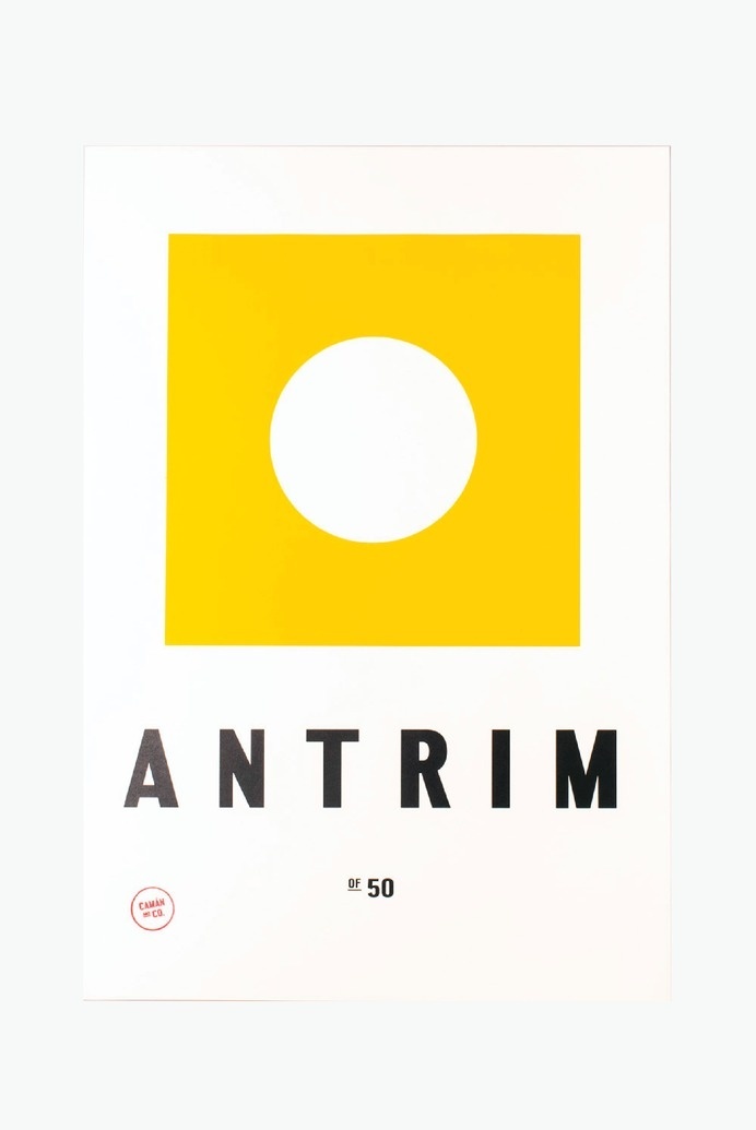 Antrim #print #ireland #screenprint