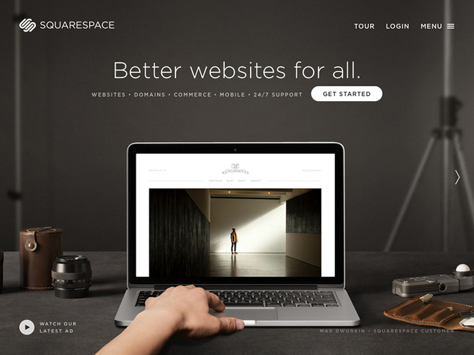 SQUARESPACE New Personas #background #web #ui