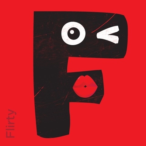 FFFFOUND! #valentines #white #red #black #illustration #type #fun #love #typography