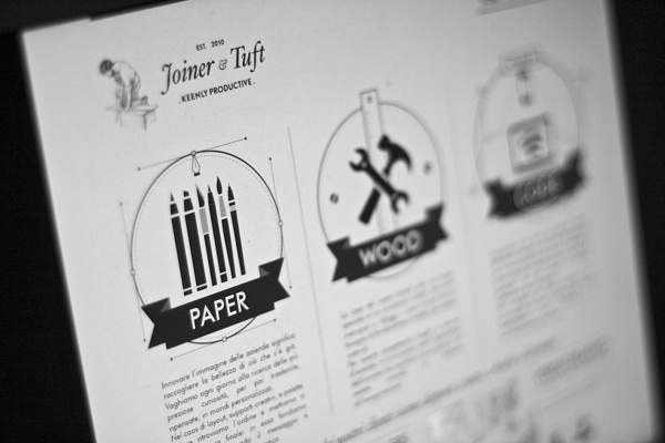 Icon Design on Behance #joinerandtuft #white #icon #infographic #design #black #and