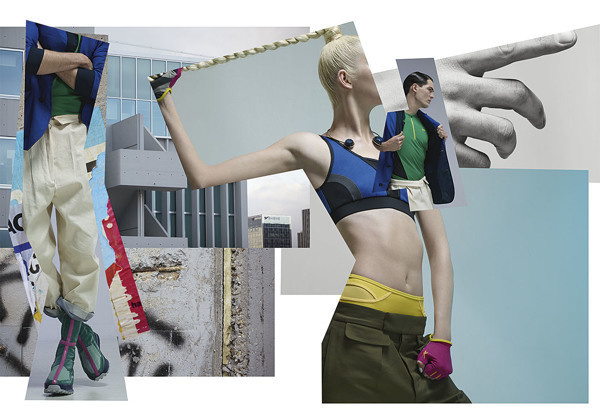 WAD magazine fashion serie, Jean Yves Lemoigne #collage #photography