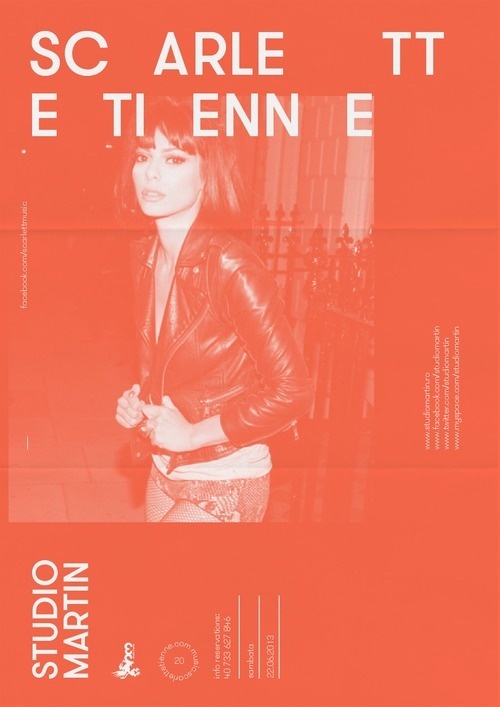 scarlett etienne #event #design #poster #music #typo