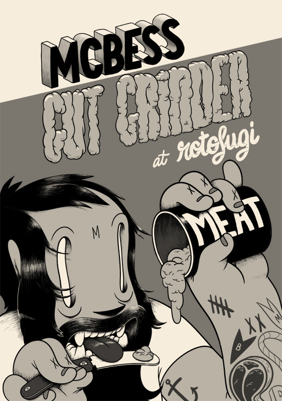 mcbess 2D #illustration #lettering #mcbess