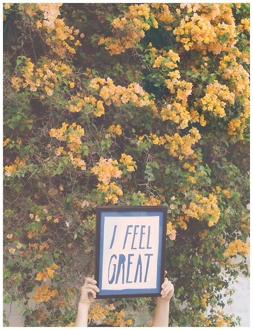 I Feel Great - by Jimmy Marble #typography #photography #poster #art print #quote