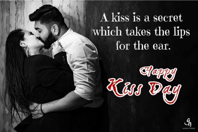 Happy Kiss day wishes quotes