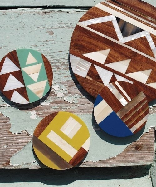 geometric #wood #horn #geometric