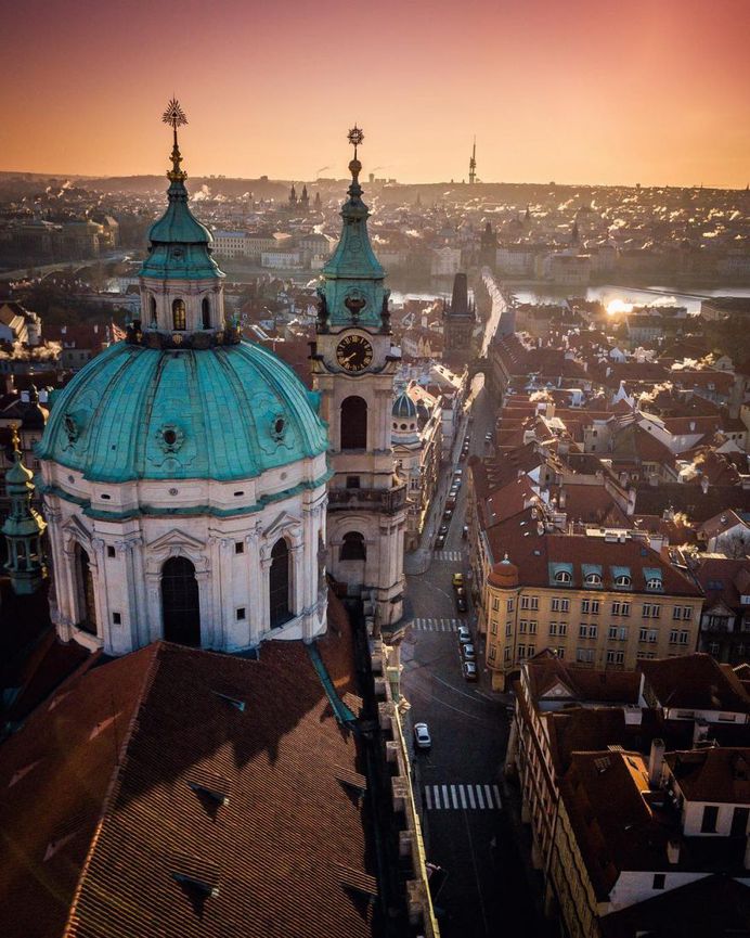 Prague From Above: Travel Drone Photography by Alan Brutenic