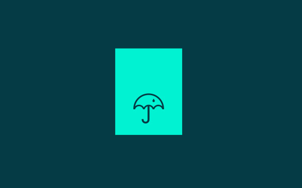 Umbrella on Branding Served #symbol #logo #identity