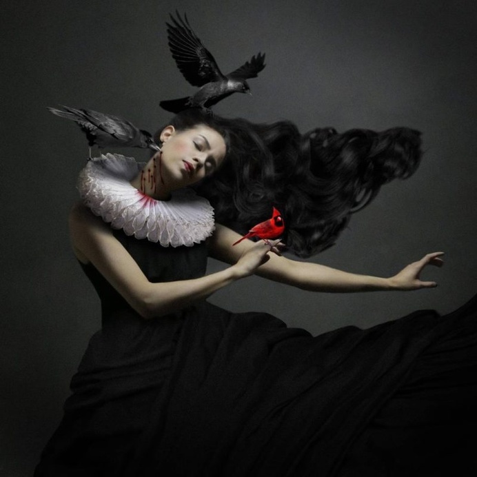 Surreal and Fine Art Self Portraits by Josephine Cardin