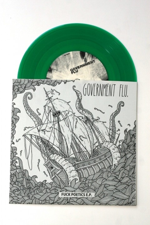 Government Flu #flu #vinyl #ship #ryski #dawid #green