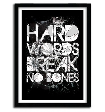 HARD WORDS by Ali Gulec #print #art