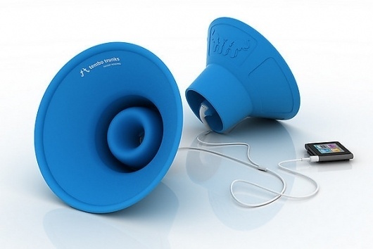 Tembo Trunks - Earbud Speakers by Scott Norrie — Kickstarter #speakers #kickstarter