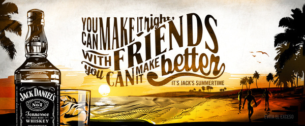 Jack Daniels Fan page on Typography Served #daniels #jack #typography