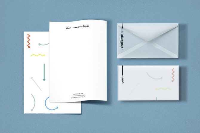 YOUR CHALLENGE - studioahha #print #head #letter #envelope #stationery