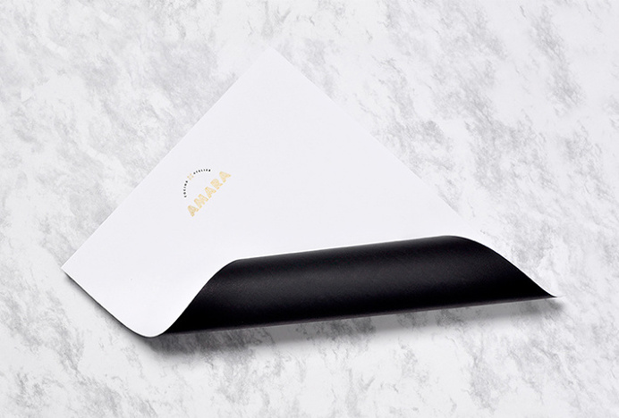 Amara by Firmalt #print #graphic design #letterhead