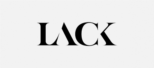 LACK fashion magazine logo versions / 2010 on the Behance Network #magazine #logo #logotype #identity