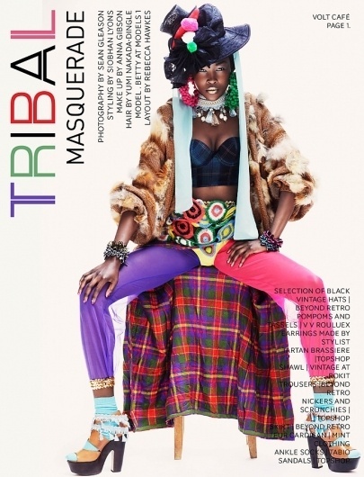 Tribal | Volt Café | by Volt Magazine #design #graphic #volt #photography #art #fashion #layout #magazine #typography