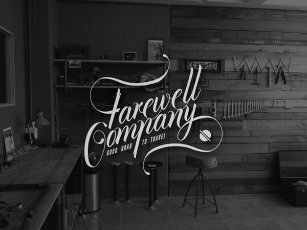 Farewell Co. #logo #typography