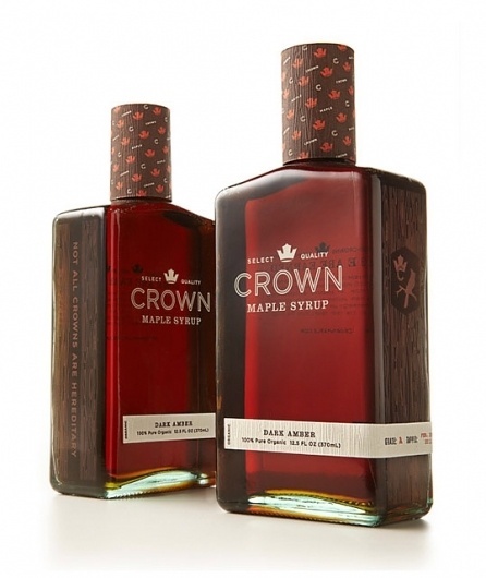 Crown Maple Syrup : Lovely Package . Curating the very best packaging design. #mpls #crown #syrup #packaging #design #graphic #identity #studio #maple