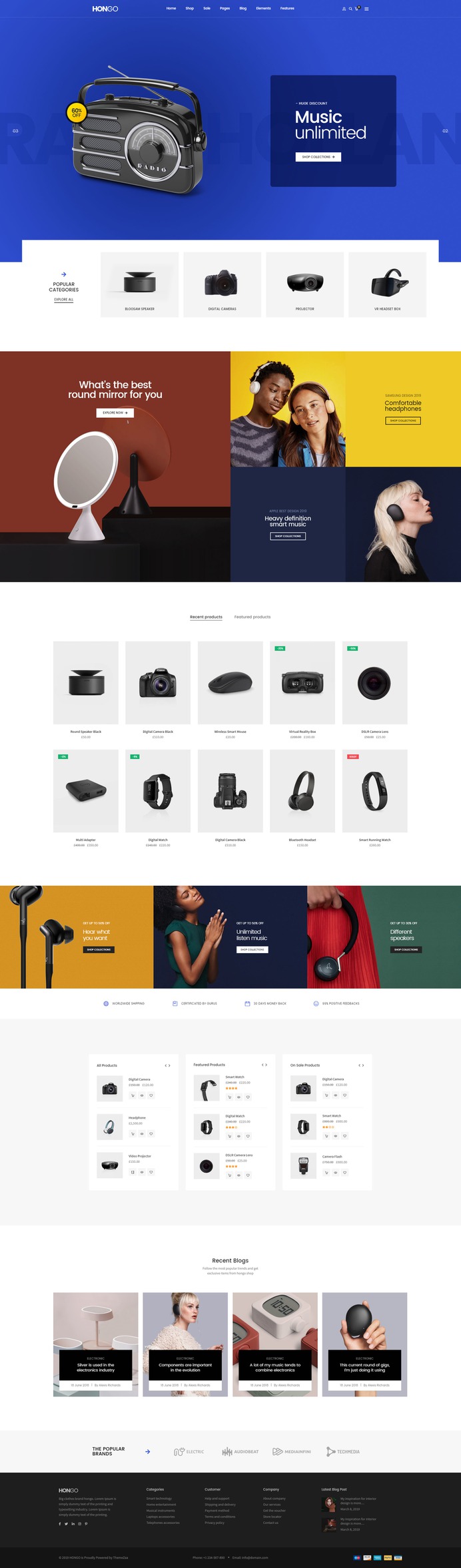 #Hongo #WooCommerce #WordPress Theme for #Electronics by #ThemeZaa