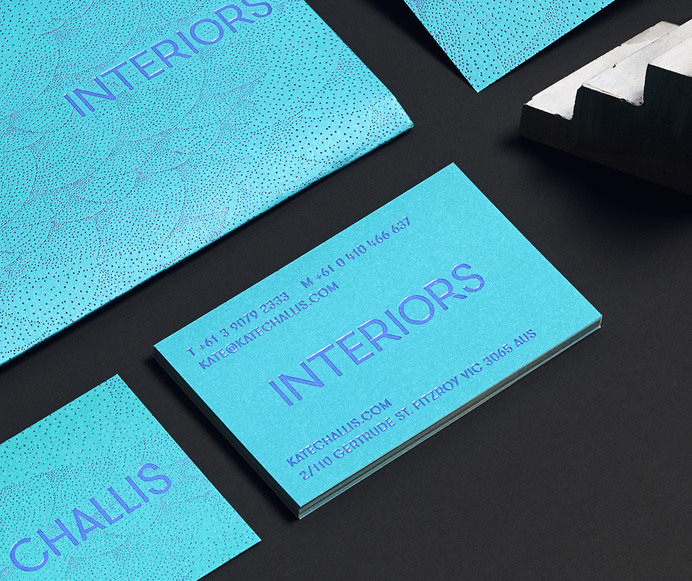duo d uo | creative studio | Kate Challis – branding #foiling #pattern #business #branding #design #identity #comps #collateral #cards #with