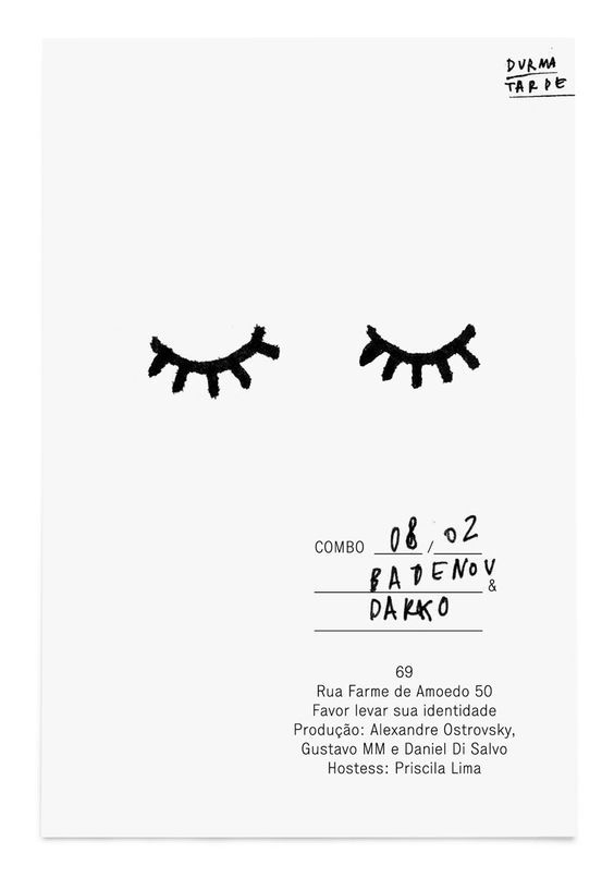 PROMO. There is such simple prettiness in this poster, I like the batting eyelids and handwritten text - JB