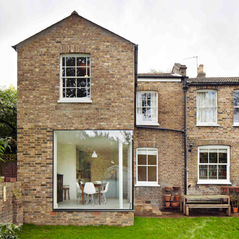 London house extension by Cousins and Cousins has a window wrapping its corner #window