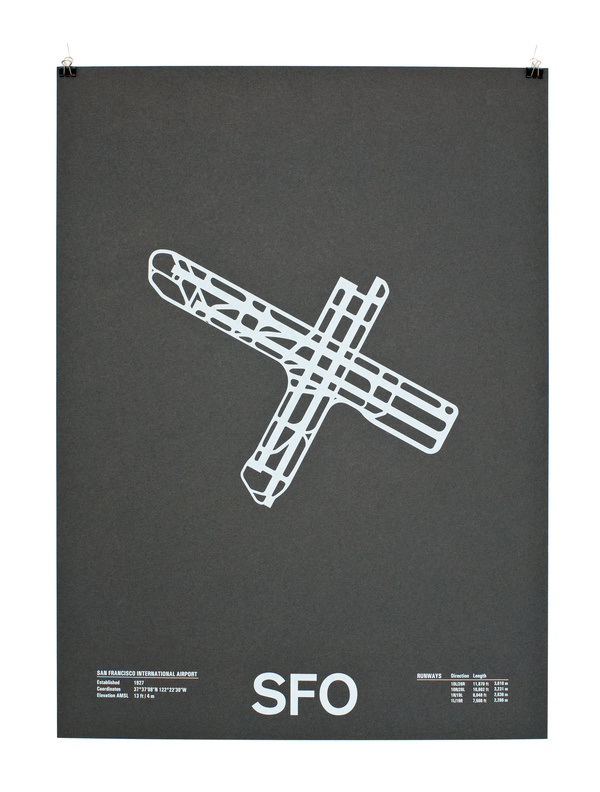 sfo #print #runway #paper #poster #airport