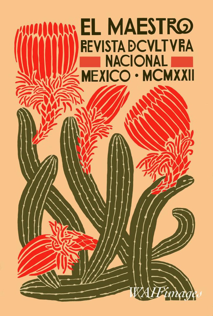El Maestro Poster Image vintage poster mexican art digital image 0