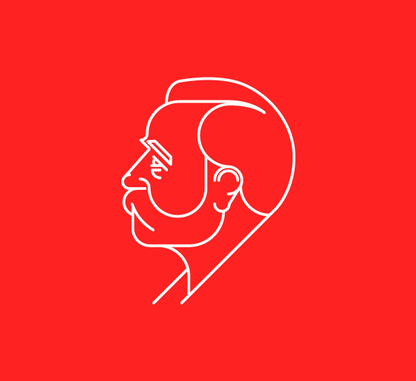 Antagónica illustrations on Behance #character #characterdesign #illustration #line #outline #beard #man #senior #face #head #potrait