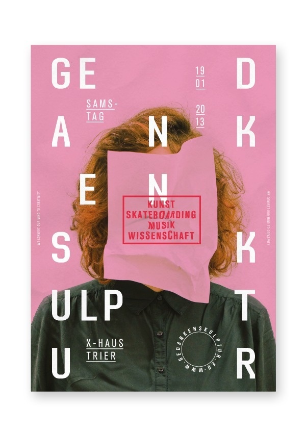 Gedankenskulptur on Behance #typography #poster