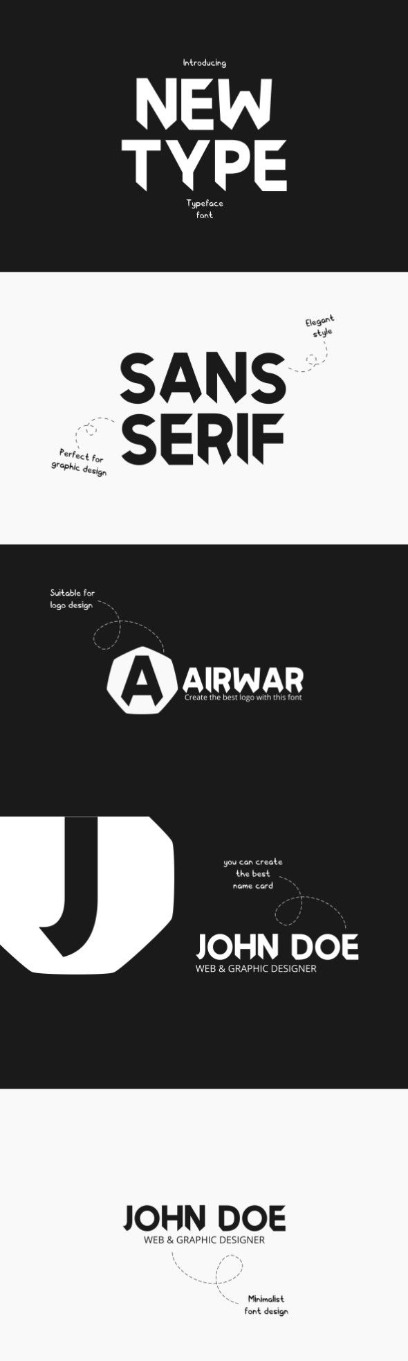 Newtype Typeface Font by sameehmedia
