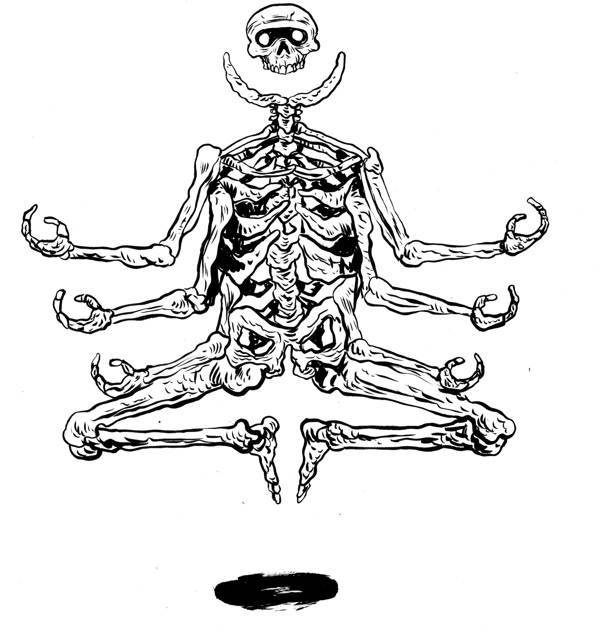 Levitation Project on Behance #skeleton #levitate